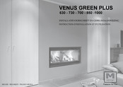 M Design Venus Green Plus 630 Instructions D'installation Et D'utilisation