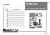 Motorline Professional MC50SE Notice Pour L'utilisateur/Installateur