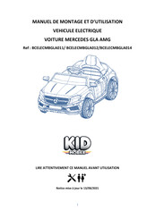 JT2D Kid Mobile MERCEDES GLA AMG Manuel De Montage Et D'utilisation