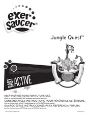 Evenflo Baby Active ExerSaucer Jungle Quest Mode D'emploi