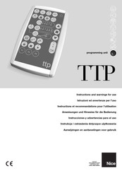 Nice TTP Instructions Pour L'utilisation