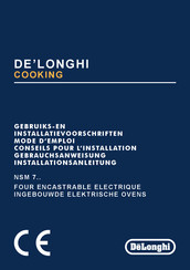 DeLonghi NSM 7 Serie Mode D'emploi