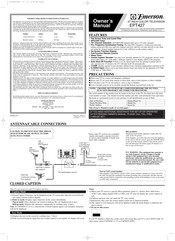 Emerson EPT427 Manuel Du Propriétaire