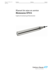 Endress+Hauser Memosens CFS51 Manuel De Mise En Service