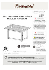 Paramount FP-REC Manuel Du Propriétaire