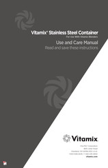 Vitamix Stainless Steel Container Guide D'utilisation Et D'entretien