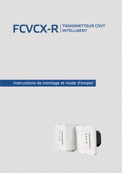 Sentera Controls FCVCX-R Instructions De Montage Et Mode D'emploi