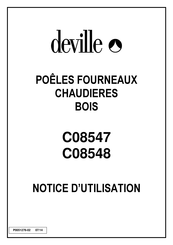 deville C08547 Notice D'utilisation