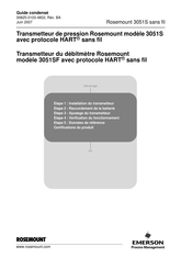 Emerson ROSEMOUNT 3051S Guide Condensé