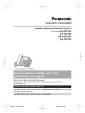 Panasonic KX-TGF350 Instructions D'exploitation