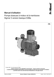 ProMinent ProMinent Sigma/ 3 S3Ba Série Manuel D'utilisation