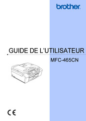 Brother MFC-465CN Guide De L'utilisateur