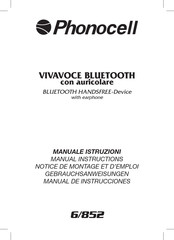 Phonocell 6/852 Notice De Montage Et D'emploi