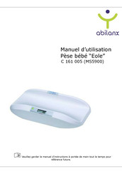 Abilanx Eole Manuel D'utilisation