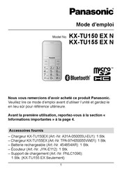 Panasonic KX-TU155 EX N Mode D'emploi
