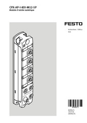 Festo CPX-AP-I-8DI-M12-5P Instructions