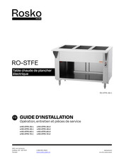 Rosko RO-STFE-48-2 Guide D'installation