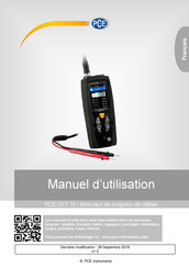 Pce Instruments PCE-CLT 10 Manuel D'utilisation