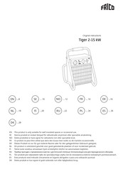 Frico Tiger 15 kW Instructions