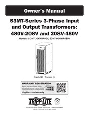 Tripp-Lite S3MT-30KWR480V Manuel Du Propriétaire