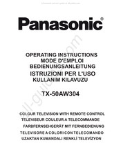Panasonic TX-50AW304 Mode D'emploi