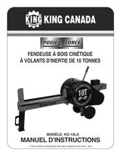 King Canada POWER FORCE KC-10LS Manuel D'instructions