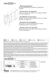 hawa Aperto 40 F Instructions De Montage