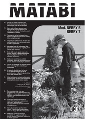 MATABI BERRY 7 Mode D'emploi