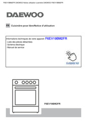 Daewoo F6EV19BM2FR Notice D'utilisation