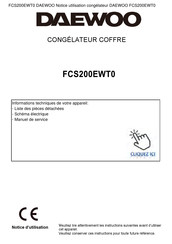 Daewoo FCS200EWT0 Notice D'utilisation