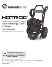 Powerplay HOTROD HR230HR24PPLSEZ Instructions D'assemblage, D'entretien Et D'utilisation