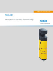Sick flexLock Notice D'instructions