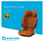 Maxi-Cosi Kore Pro i-Size Mode D'emploi
