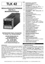 ascon TLK 42 Instructions Pour L'utilisation