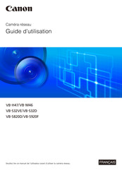 Canon VB-M46 Guide D'utilisation