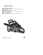 McCulloch BKS 4516 Manuel D'instructions