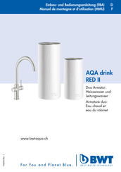 BWT AQA drink RED II Manuel De Montage Et D'utilisation