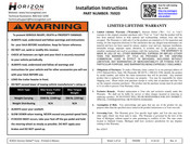 Horizon Global 76920 Instructions D'installation