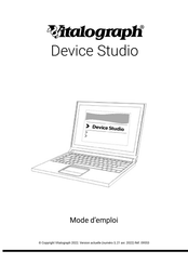 Vitalograph Device Studio Mode D'emploi