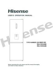 Hisense RB390NAC2 Mode D'emploi