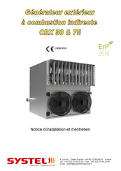 SYSTEL CBX 50 Notice D'installation Et D'entretien