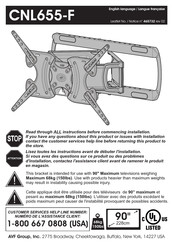 AVF Group CNL655-F Instructions De Montage