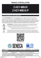Seneca Z-KEY-MBUS Manuel D'installation