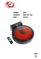 Miele SCOUT RX-1 RED Mode D'emploi