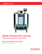 Thermo Fisher Scientific CryoExtra CE8140 Manuel D'utilisation Et D'entretien