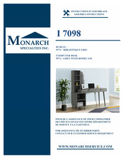 Monarch Specialties I 7098 Instructions D'assemblage