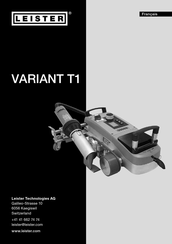 Leister VARIANT T1 Serie Notice D'utilisation