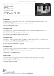 GARDIVAL VERSAILLES 250 Notice De Montage