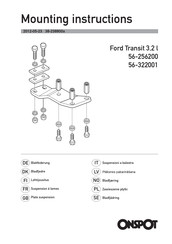 Onspot 56-256200 Instructions De Montage