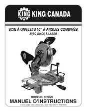 King Canada 8324NS Manuel D'instructions